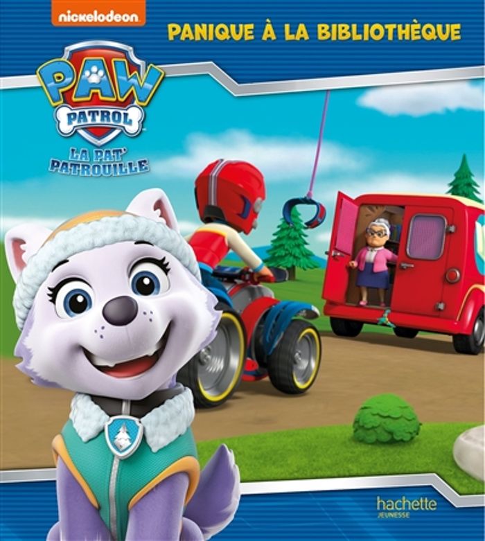 Couverture du livre « Panique à la bibliothèque » de Nickelodeon, librairie Les Contes Infusés à Corte