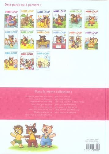 Quatrième de couverture de « UNE PETITE SOEUR POUR MINI-LOUP »