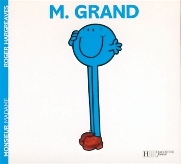 Couverture du livre « MONSIEUR GRAND » de Roger Hargreaves, librairie Les Contes Infusés à Corte