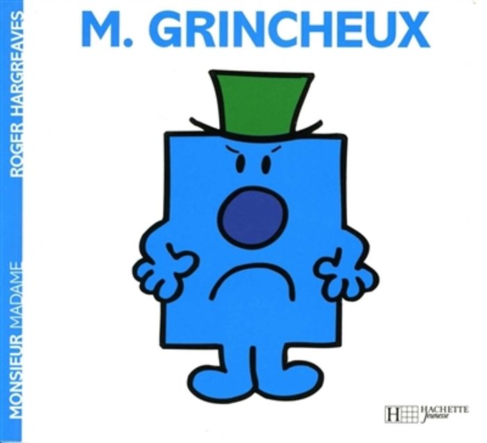 Couverture du livre « MONSIEUR GRINCHEUX » de Roger Hargreaves, librairie Les Contes Infusés à Corte