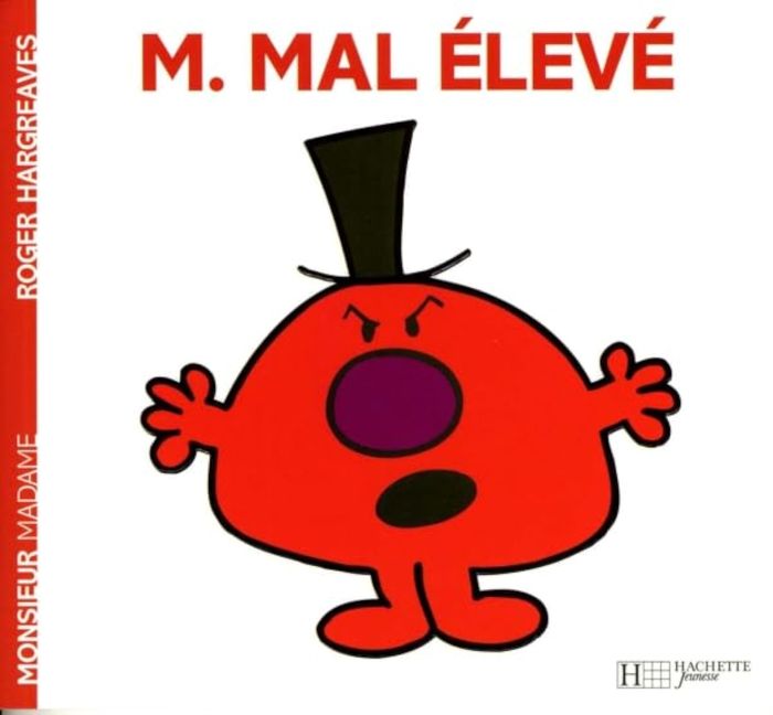 Couverture du livre « MONSIEUR MAL ELEVE » de Roger Hargreaves, librairie Les Contes Infusés à Corte