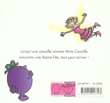 Quatrième de couverture de « Mme Canaille et la bonne fée »