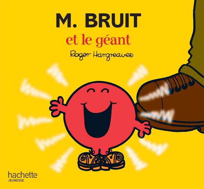 Couverture du livre « M. Bruit et le géant » de Roger Hargreaves, librairie Les Contes Infusés à Corte