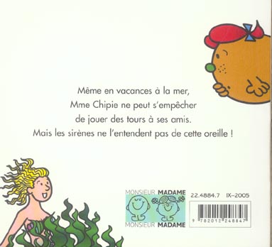 Quatrième de couverture de « Mme Chipie et la sirène »
