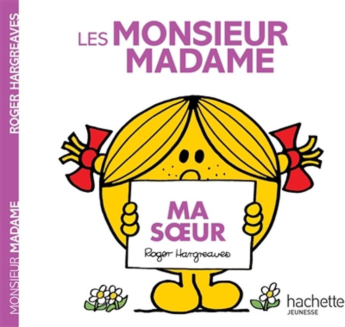 Couverture du livre « Ma soeur » de Roger Hargreaves, librairie Les Contes Infusés à Corte
