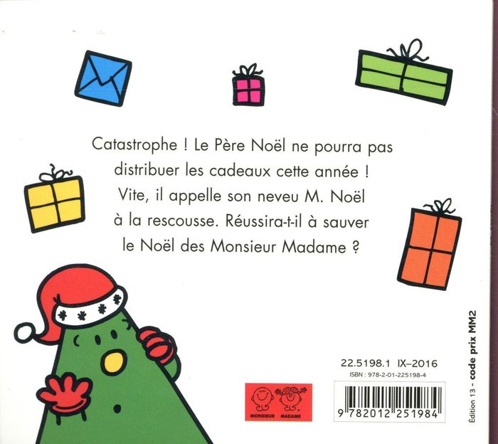 Quatrième de couverture de « M. Noël »