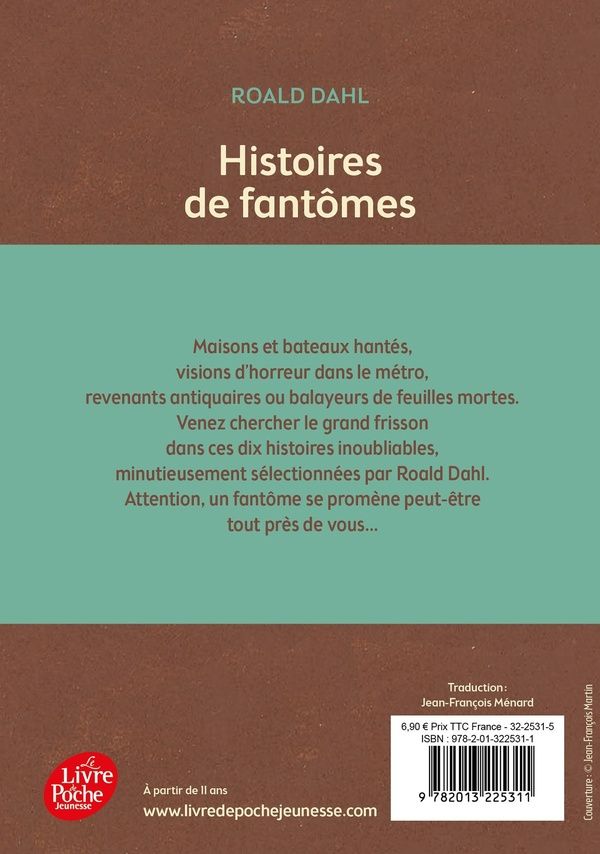 Quatrième de couverture de « Histoires de fantômes »