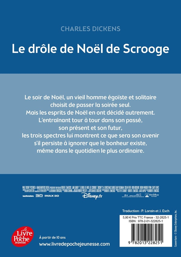 Quatrième de couverture de « LE DROLE DE NOEL DE SCROOGE »