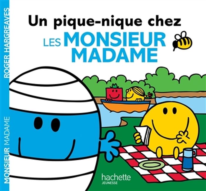 Couverture du livre « UN PIQUE NIQUE CHEZ LES MONSIEUR MADAME », librairie Les Contes Infusés à Corte