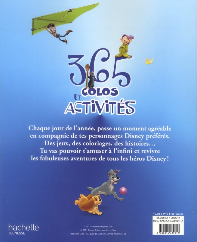 Quatrième de couverture de « 365 jeux et activités pour toute l'année »