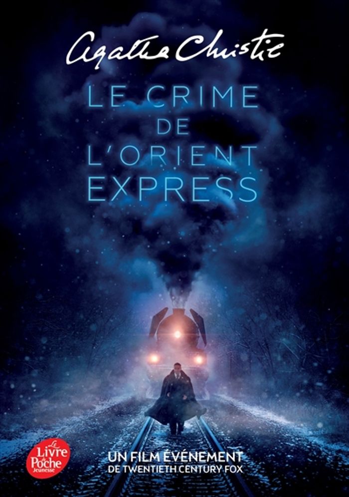 Couverture du livre « LE CRIME DE L'ORIENT-EXPRESS - AFFICHE DU FILM EN COUVERTURE », librairie Les Contes Infusés à Corte