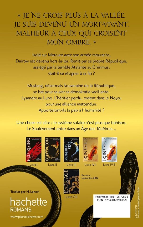 Quatrième de couverture de « Dark age »