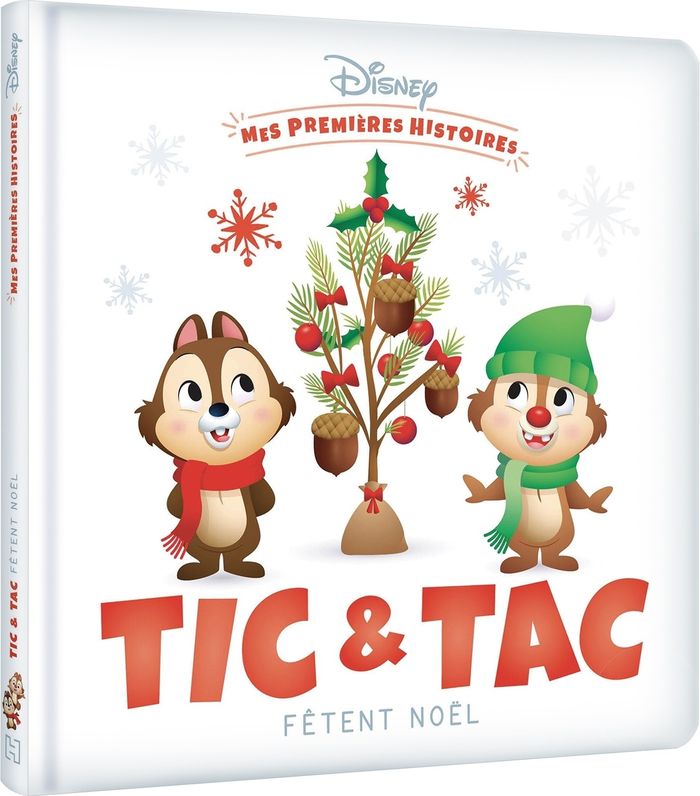 Couverture du livre « DISNEY - MES PREMIERES HISTOIRES - TIC ET TAC FETENT NOEL » de Collectif, librairie Les Contes Infusés à Corte