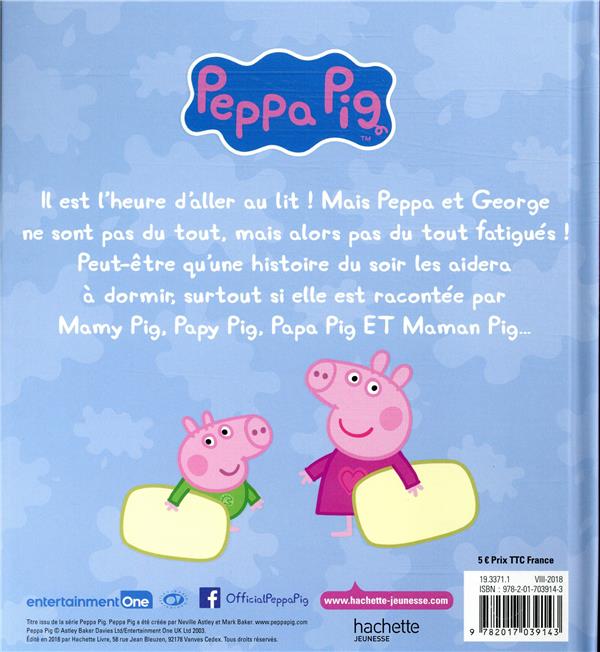 Quatrième de couverture de « PEPPA PIG - BONNE NUIT PEPPA »