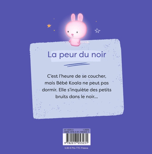 Quatrième de couverture de « La peur du noir »