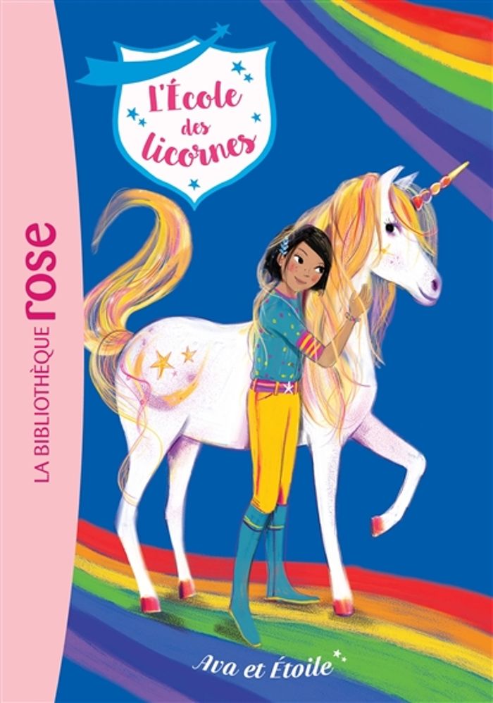 Couverture du livre « L'ECOLE DES LICORNES, TOME 03 - AVA ET ETOILE » de Julie Sykes, librairie Les Contes Infusés à Corte