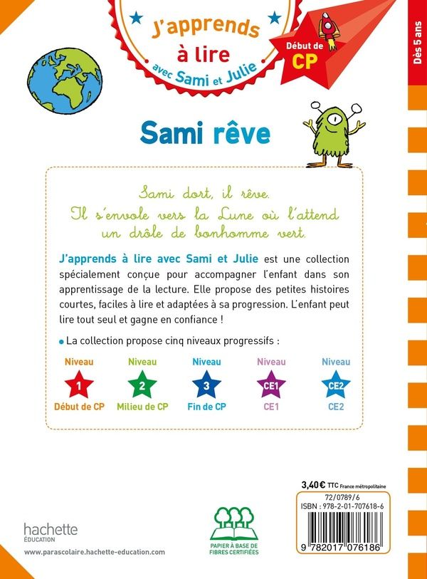Quatrième de couverture de « Sami rêve »