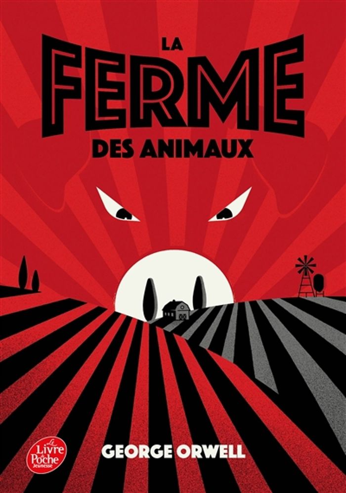 Couverture du livre « La ferme des animaux » de George Orwell, librairie Les Contes Infusés à Corte
