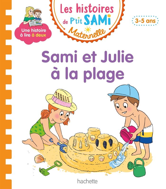Couverture du livre « Sami et Julie à la plage » de Isabelle Albertin, librairie Les Contes Infusés à Corte