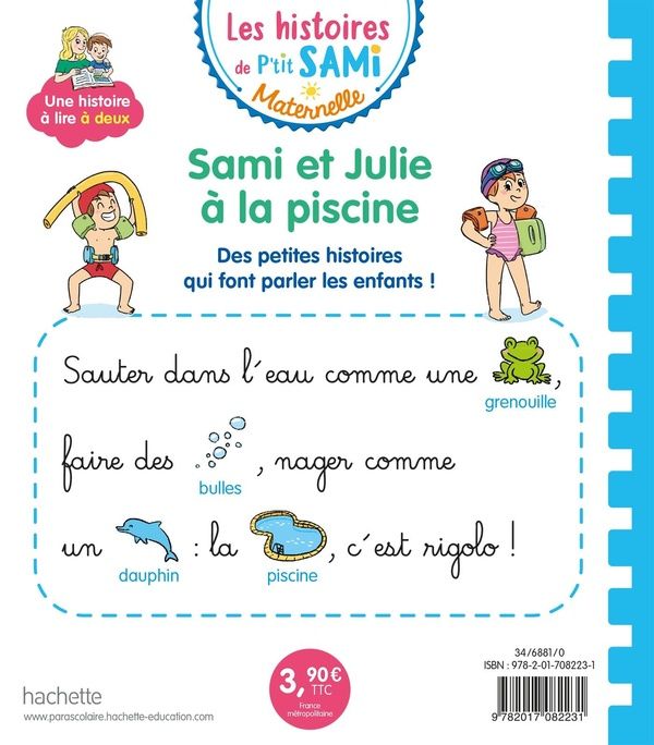 Quatrième de couverture de « La piscine »