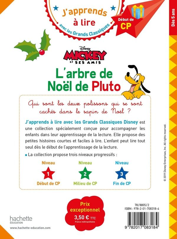 Quatrième de couverture de « L'arbre de Noël de Pluto »