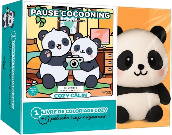Couverture : COFFRET COZY + PELUCHE PANDA