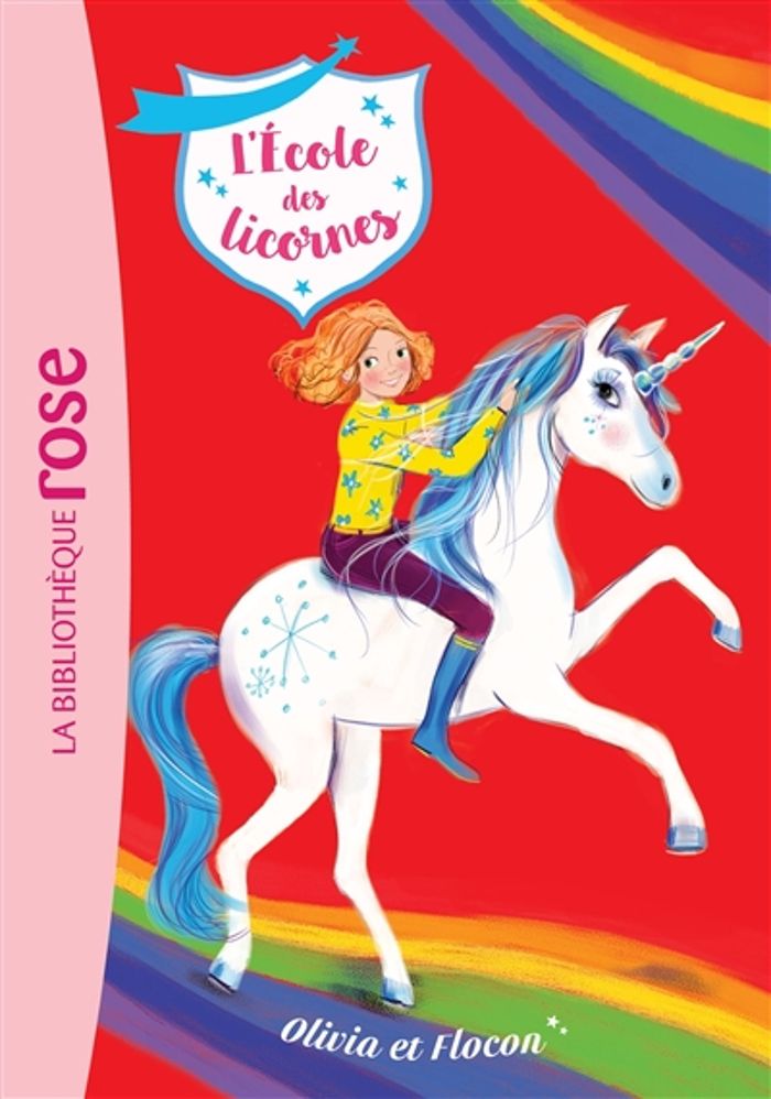 Couverture du livre « Olivia et Flocon » de Julie Sykes, librairie Les Contes Infusés à Corte