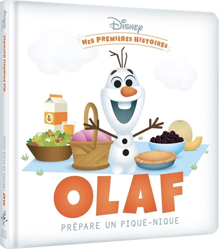 Couverture du livre « DISNEY - MES PREMIERES HISTOIRES - OLAF PREPARE UN PIQUE-NIQUE » de Xxx, librairie Les Contes Infusés à Corte
