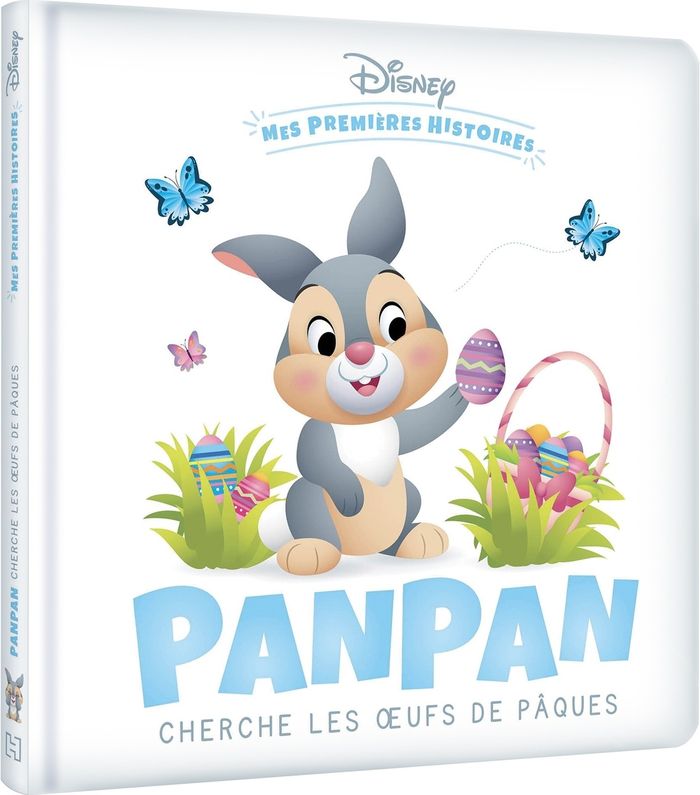 Couverture du livre « DISNEY - MES PREMIERES HISTOIRES - PANPAN CHERCHE LES OEUFS DE PAQUES », librairie Les Contes Infusés à Corte