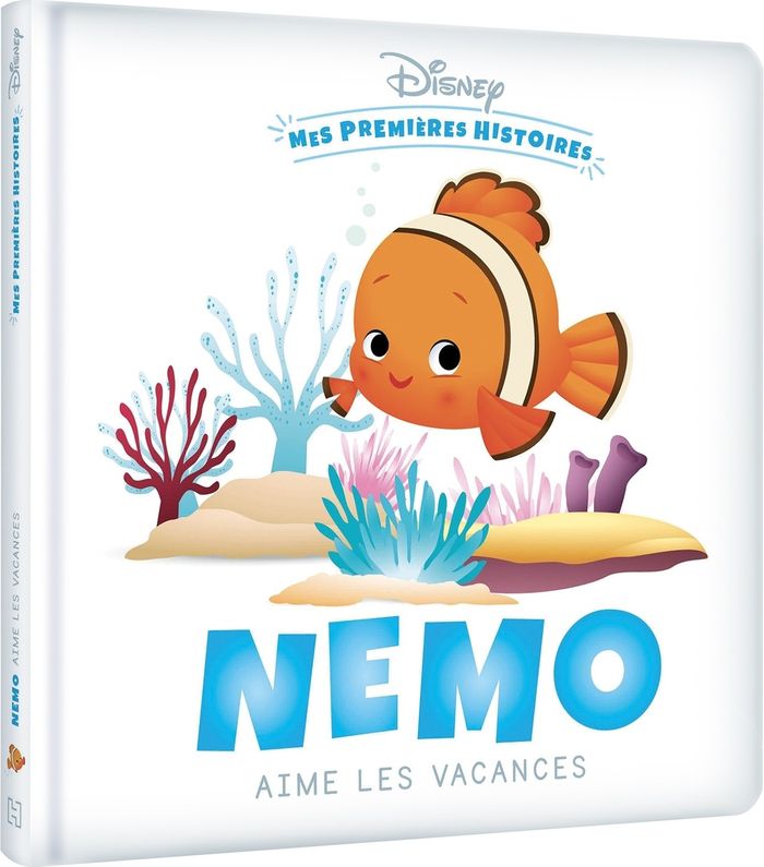 Couverture du livre « DISNEY - MES PREMIERES HISTOIRES - NEMO AIME LES VACANCES » de Xxx, librairie Les Contes Infusés à Corte