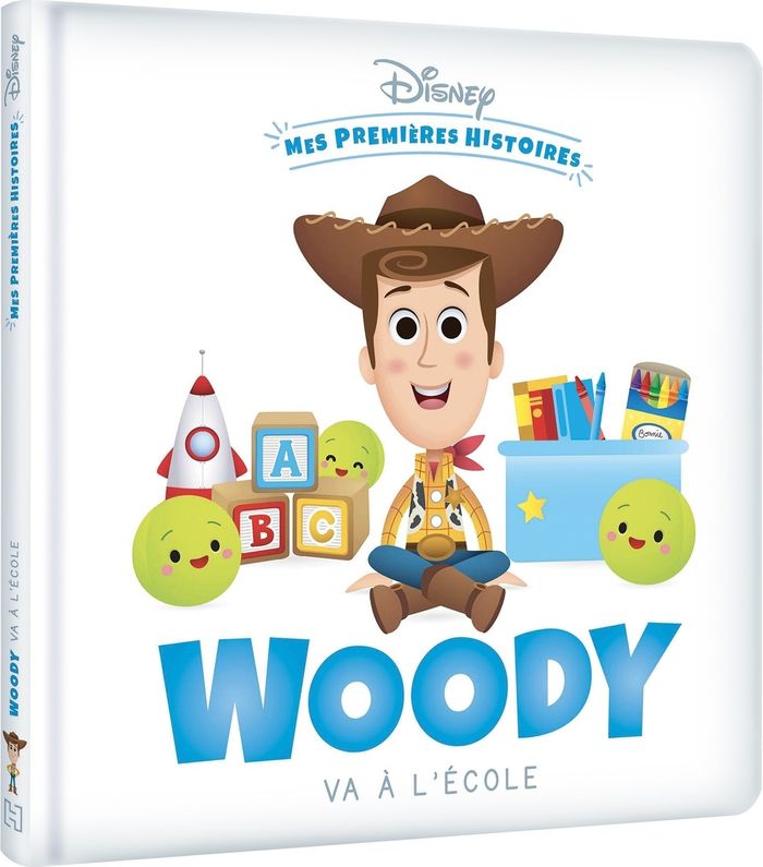 Couverture du livre « DISNEY - MES PREMIERES HISTOIRES - WOODY VA A L'ECOLE » de Xxx, librairie Les Contes Infusés à Corte