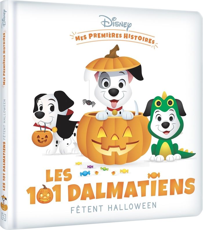 Couverture du livre « DISNEY - MES PREMIERES HISTOIRES - LES DALMATIENS FETENT HALLOWEEN » de Xxx, librairie Les Contes Infusés à Corte