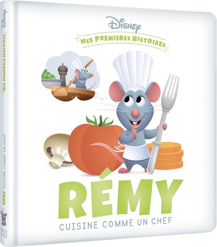 Couverture du livre « DISNEY - MES PREMIERES HISTOIRES - REMY CUISINE COMME UN CHEF » de Xxx, librairie Les Contes Infusés à Corte