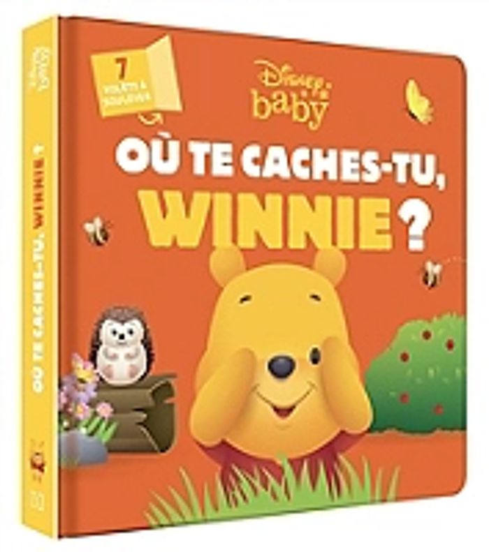 Couverture du livre « DISNEY BABY - OU TE CACHES-TU, WINNIE ?- AVEC DES VOLETS A SOULEVER » de Xxx, librairie Les Contes Infusés à Corte