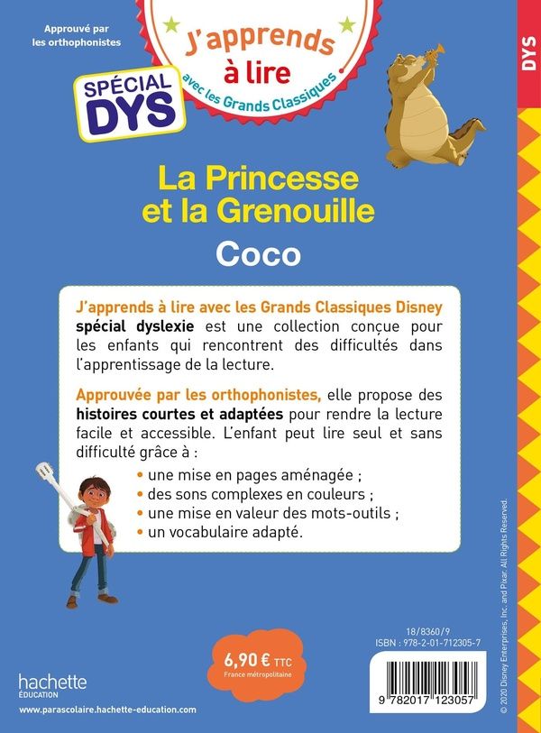 Quatrième de couverture de « La princesse et la grenouille »