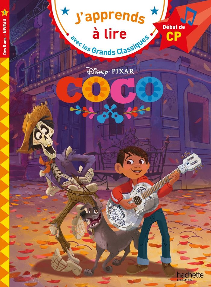 Couverture du livre « DISNEY - COCO, CP NIVEAU 1 » de Isabelle Albertin, librairie Les Contes Infusés à Corte
