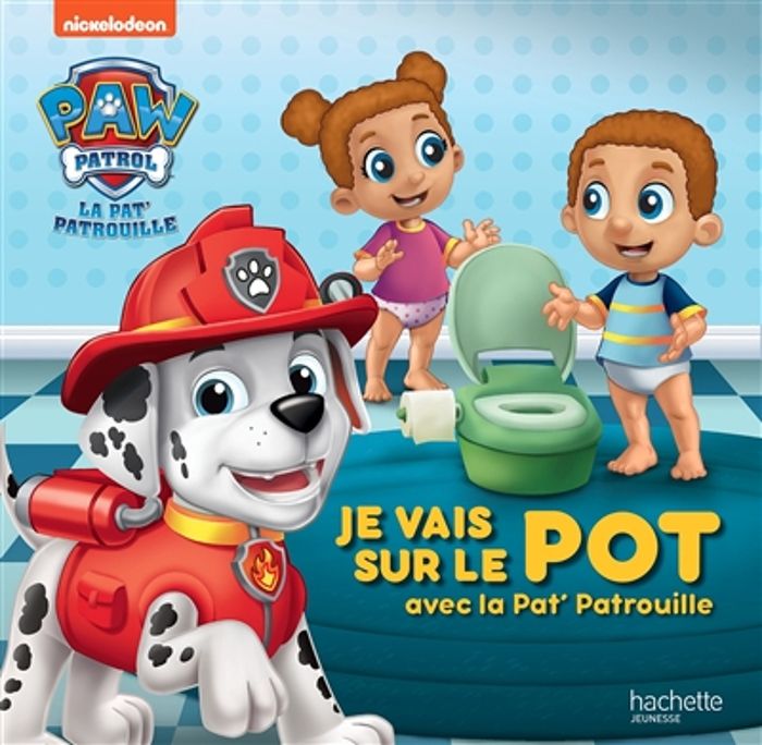 Couverture du livre « Je vais sur le pot avec la Pat' patrouille » de Nickelodeon, librairie Les Contes Infusés à Corte