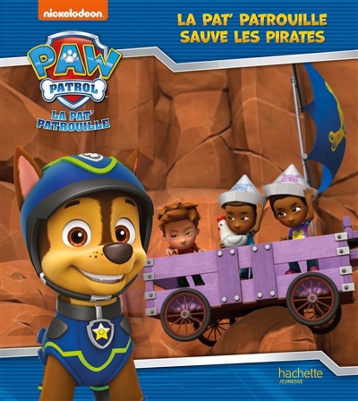 Couverture du livre « La Pat' patrouille sauve les pirates » de Nickelodeon, librairie Les Contes Infusés à Corte