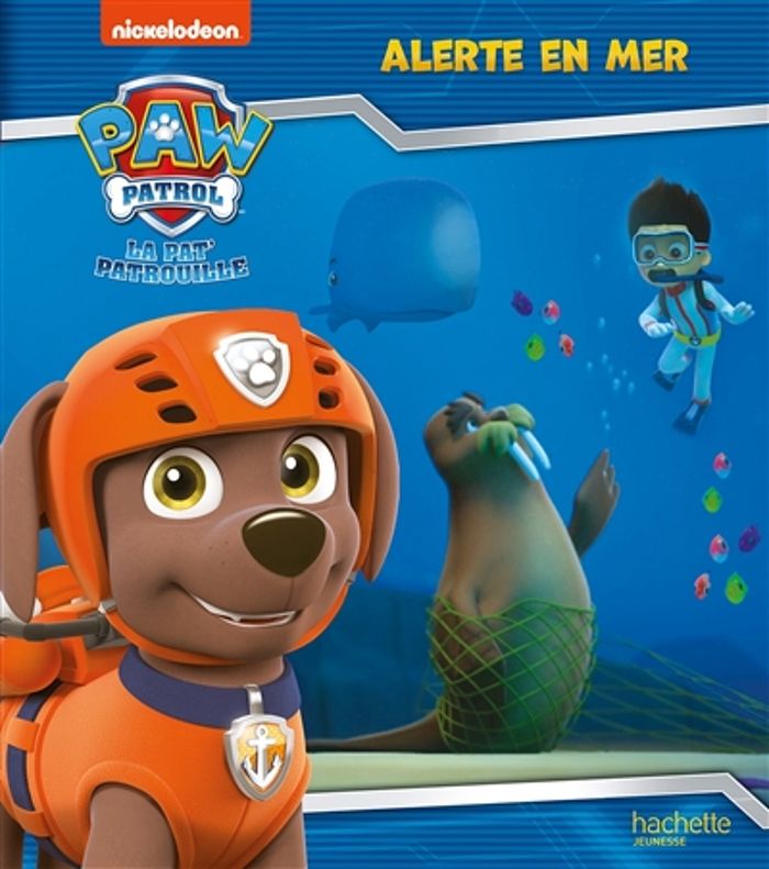 Couverture du livre « Alerte en mer » de Nickelodeon, librairie Les Contes Infusés à Corte