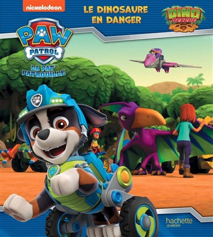 Couverture du livre « PAT' PATROUILLE- LE DINOSAURE EN DANGER » de Xxx, librairie Les Contes Infusés à Corte