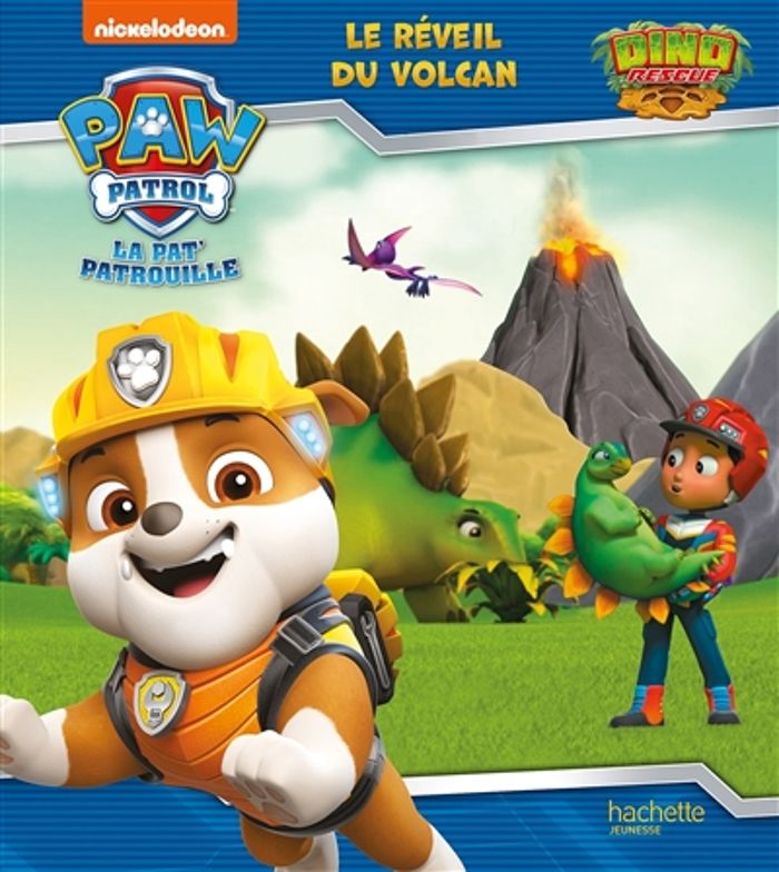 Couverture du livre « Le réveil du volcan » de Nickelodeon, librairie Les Contes Infusés à Corte