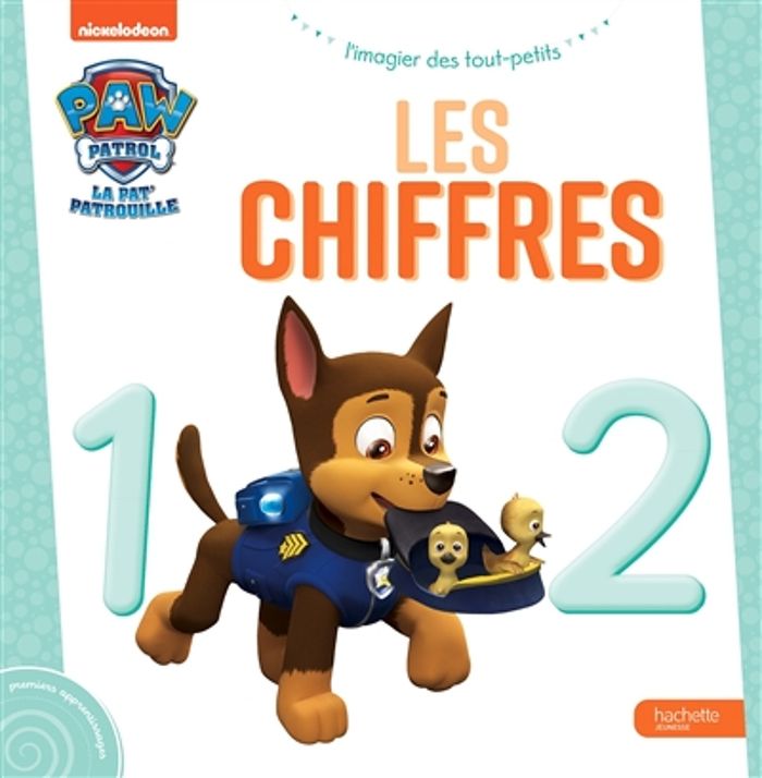 Couverture du livre « Les chiffres » de Nickelodeon, librairie Les Contes Infusés à Corte