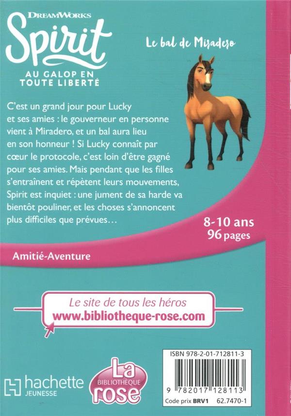 Quatrième de couverture de « SPIRIT 10 - LE BAL DE MIRADERO »