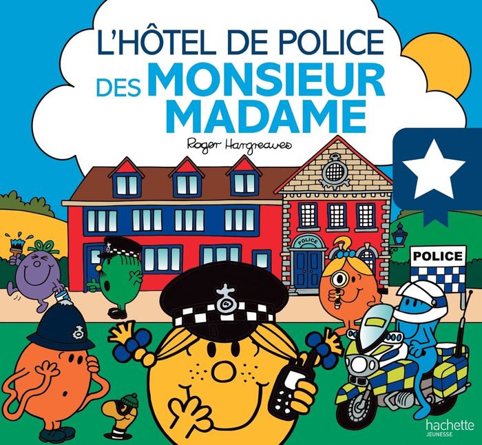 Couverture du livre « L'hôtel de police des monsieur madame » de Adam Hargreaves, librairie Les Contes Infusés à Corte
