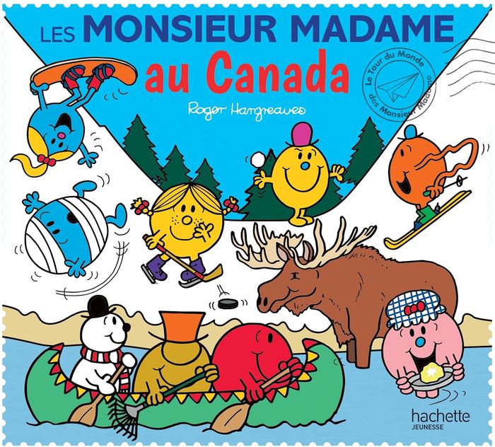 Couverture du livre « Les monsieur madame au Canada », librairie Les Contes Infusés à Corte