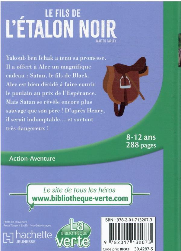 Quatrième de couverture de « L'ETALON NOIR - T04 - L'ETALON NOIR 04 NED - LE FILS DE L'ETALON NOIR »