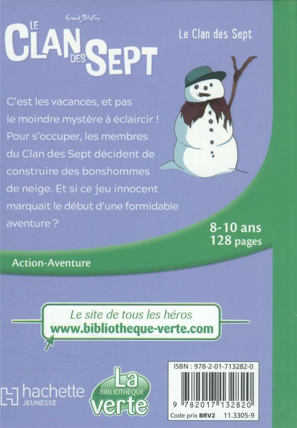 Quatrième de couverture de « LE CLAN DES SEPT - T01 - LE CLAN DES SEPT NED 01 - LE CLAN DES SEPT »