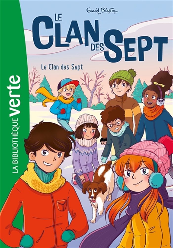Couverture du livre « LE CLAN DES SEPT - T01 - LE CLAN DES SEPT NED 01 - LE CLAN DES SEPT » de Enid Blyton, librairie Les Contes Infusés à Corte