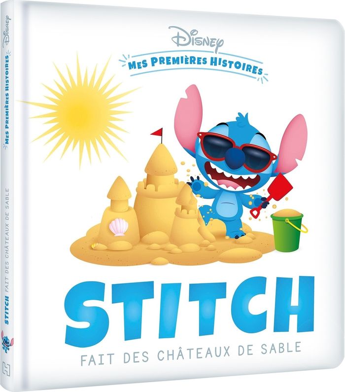 Couverture du livre « DISNEY - MES PREMIERES HISTOIRES - STITCH FAIT DES CHATEAUX DE SABLE » de Xxx, librairie Les Contes Infusés à Corte