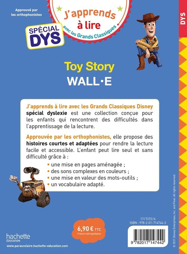 Quatrième de couverture de « Toy story »